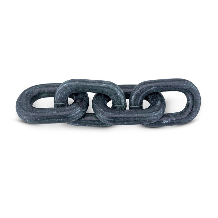 Lynx Genuine Marble Decorative Chain Links — Green