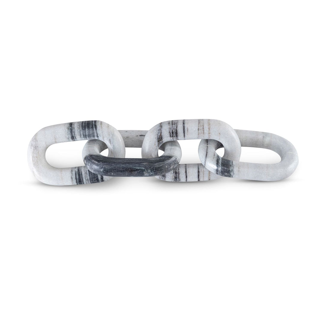 Lynx Genuine Marble Decorative Chain Links — Panda