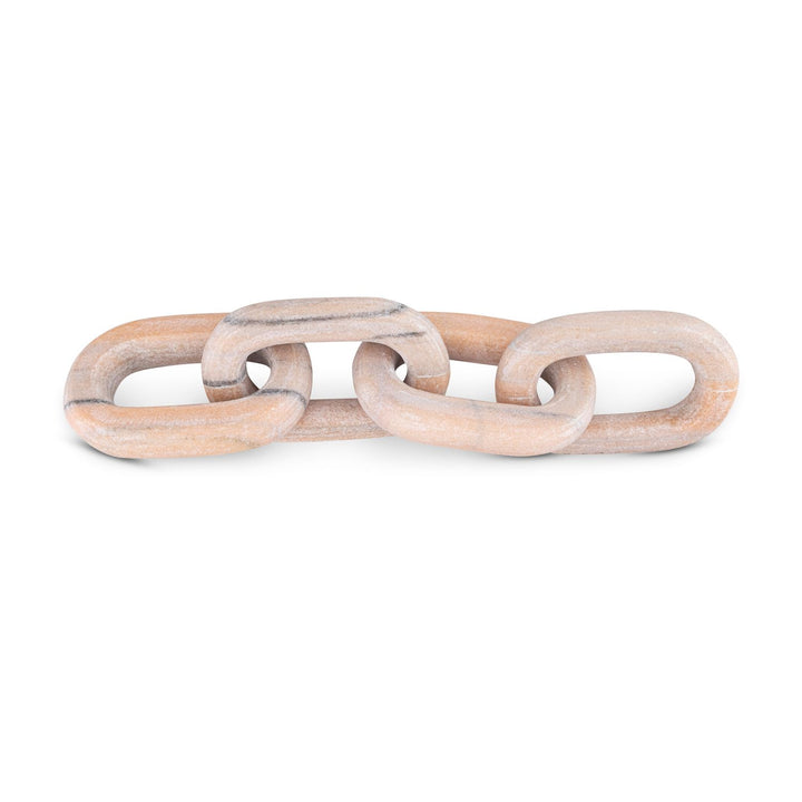 Lynx Genuine Marble Decorative Chain Links — Pink