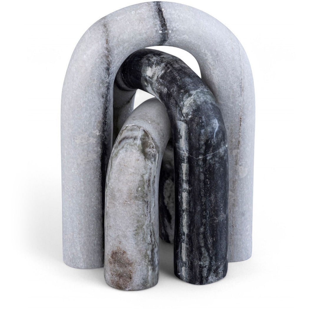 Arco Genuine Marble 3pc. Decorative Object — Panda