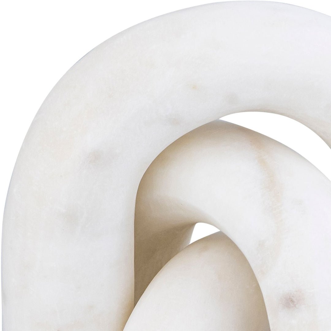 Arco Genuine Marble 3pc. Decorative Object — White