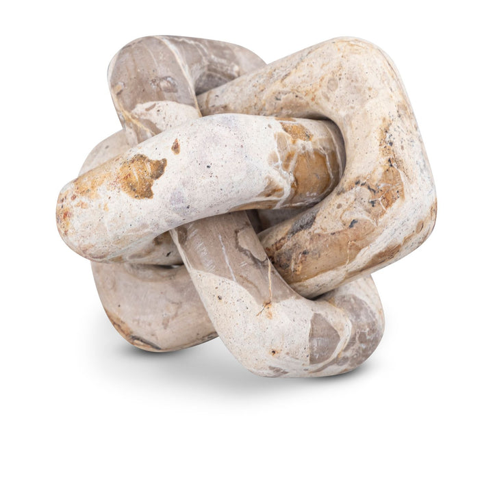 Bond Genuine Marble Decorative Knot — Beige