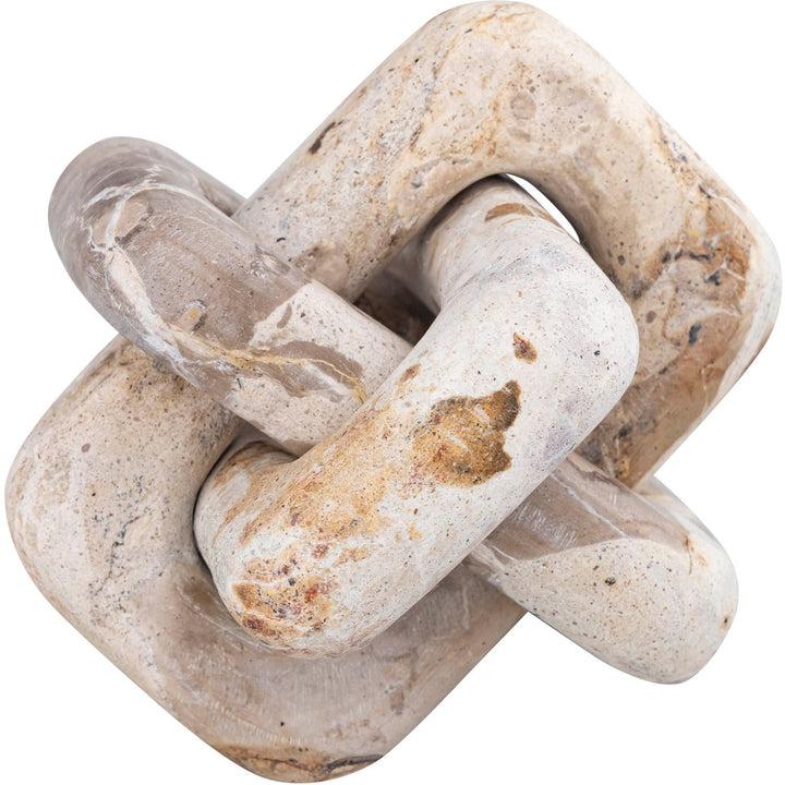 Bond Genuine Marble Decorative Knot — Beige