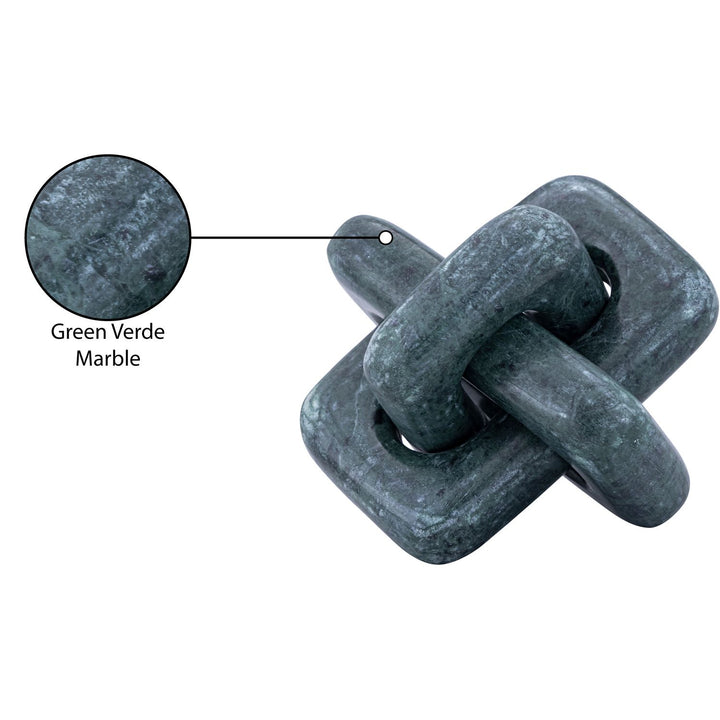 Bond Genuine Marble Decorative Knot — Green
