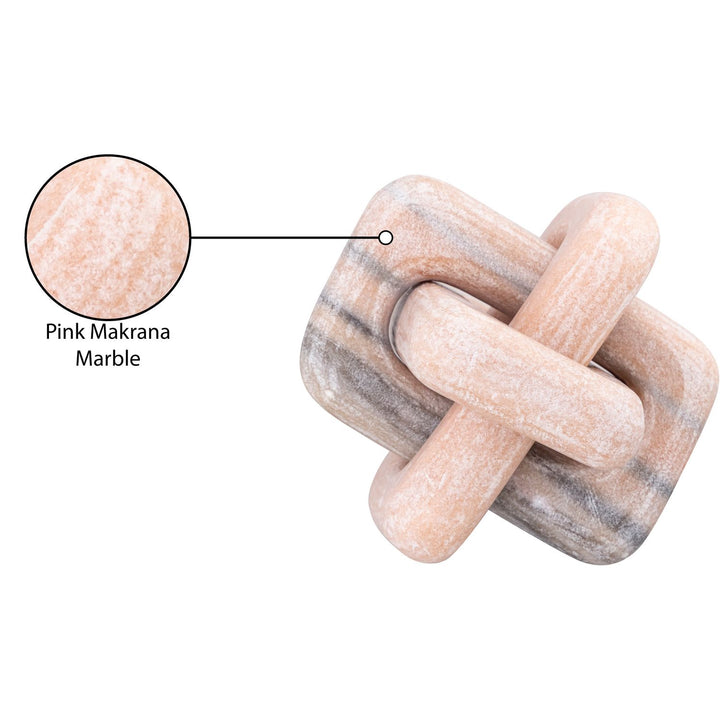 Bond Genuine Marble Decorative Knot — Pink