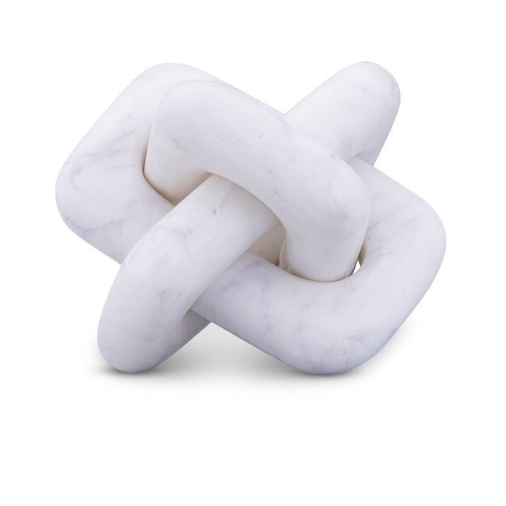 Bond Genuine Marble Decorative Knot — White