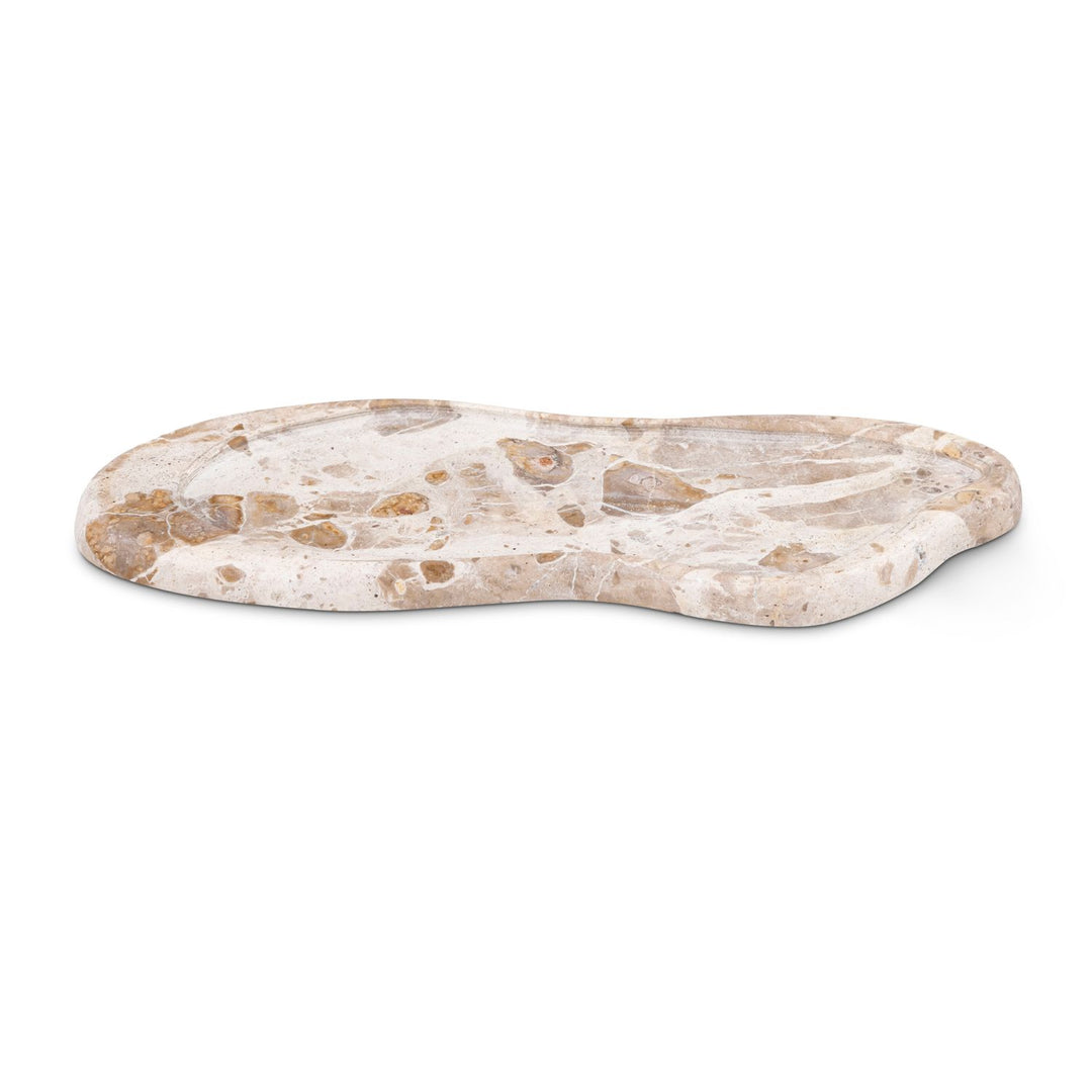 Arezzo Genuine Marble Tray — Beige