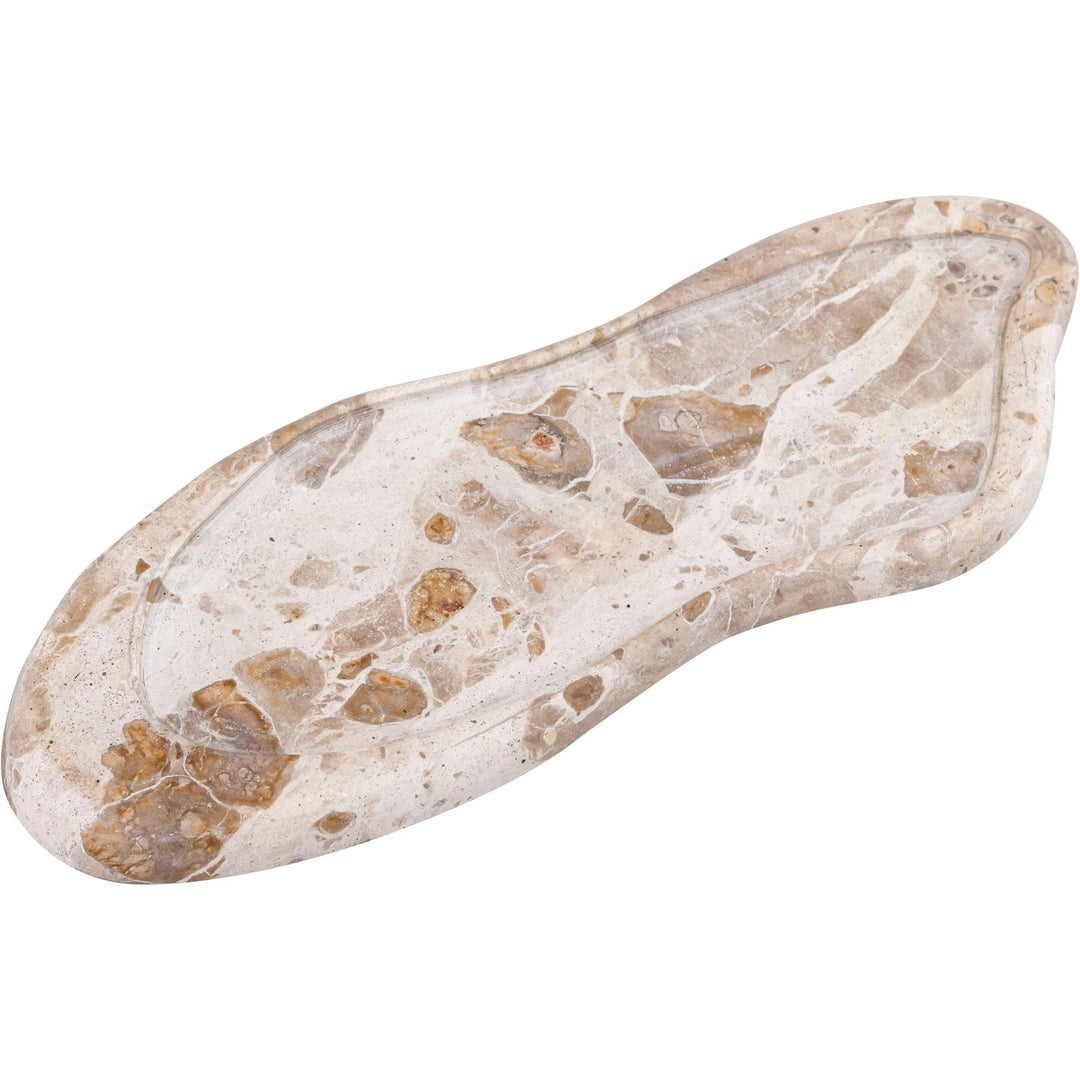 Arezzo Genuine Marble Tray — Beige