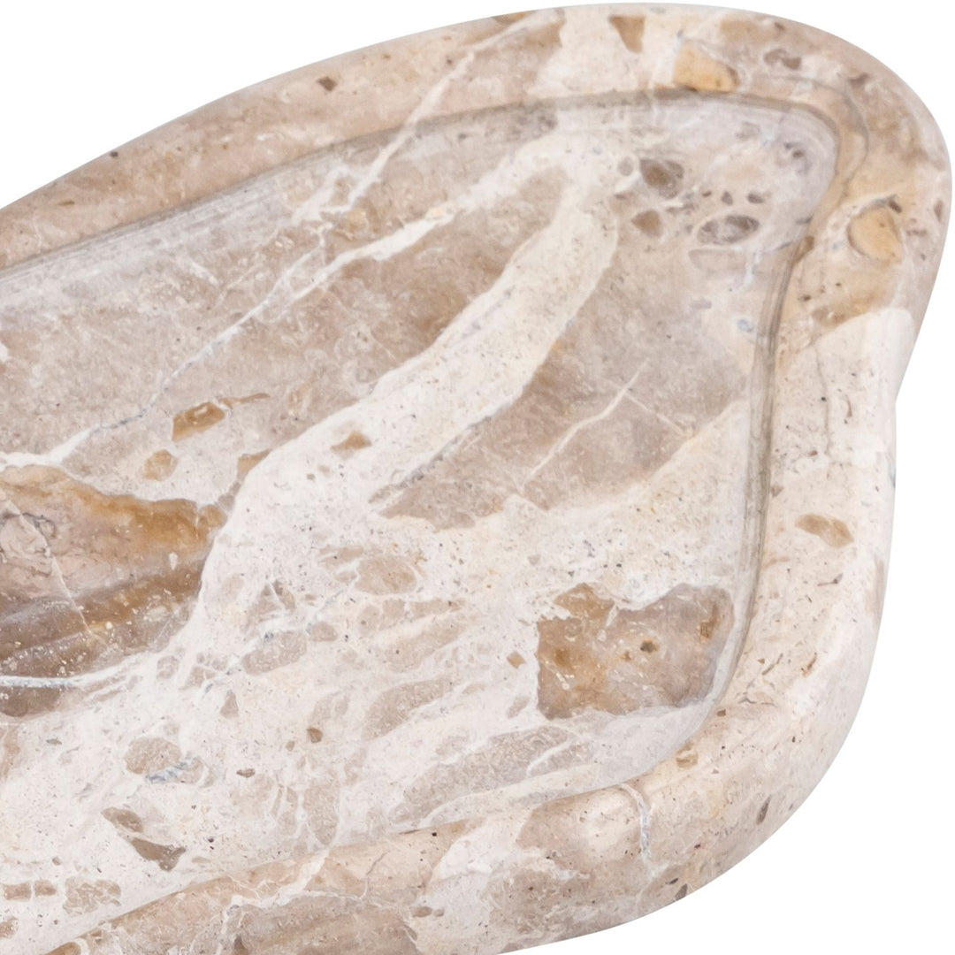 Arezzo Genuine Marble Tray — Beige