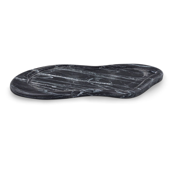 Arezzo Genuine Marble Tray — Black