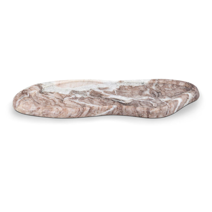 Arezzo Genuine Marble Tray — Brown