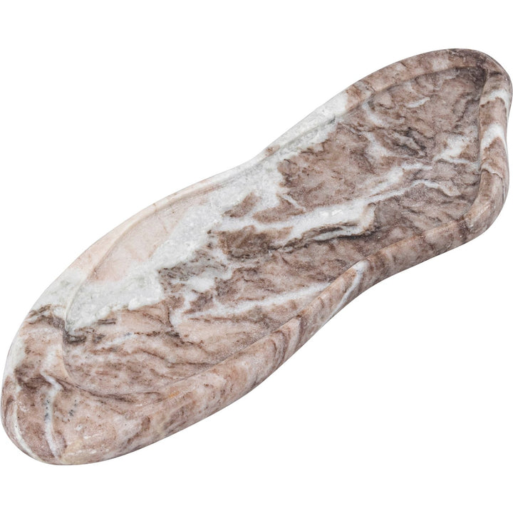 Arezzo Genuine Marble Tray — Brown