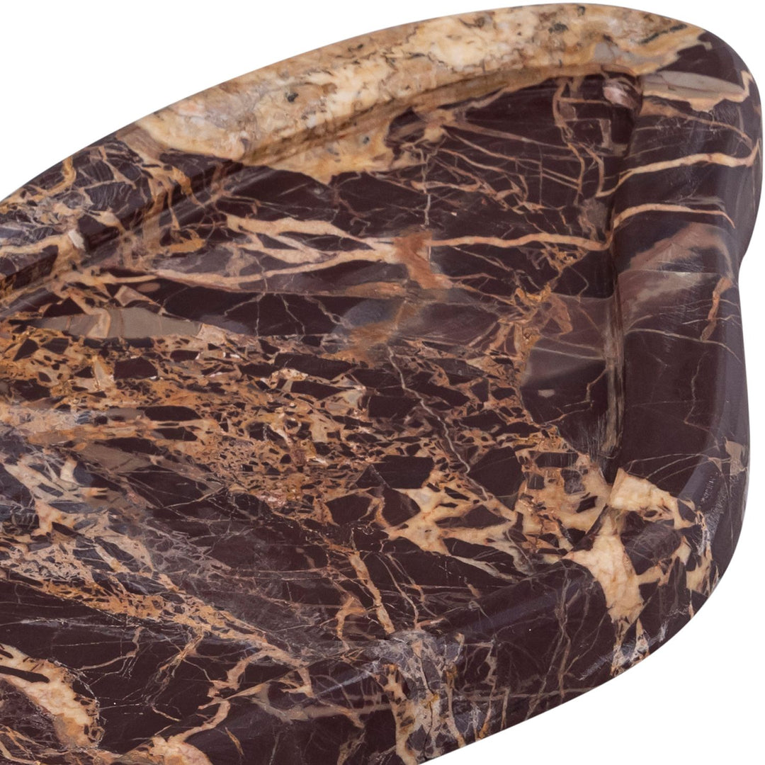 Arezzo Genuine Marble Tray — Cherry