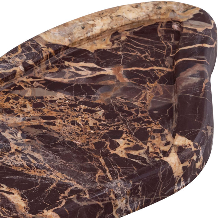 Arezzo Genuine Marble Tray — Cherry