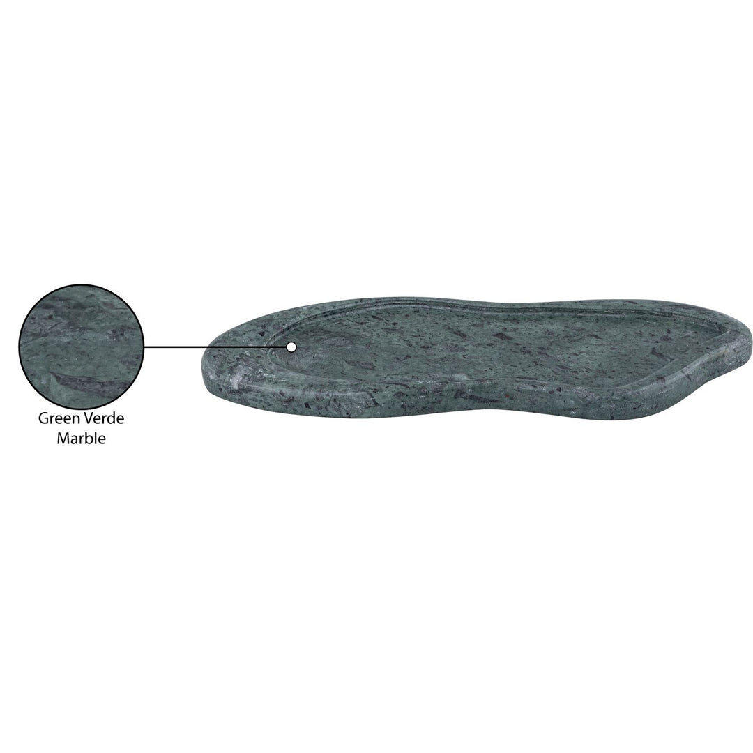 Arezzo Genuine Marble Tray — Green