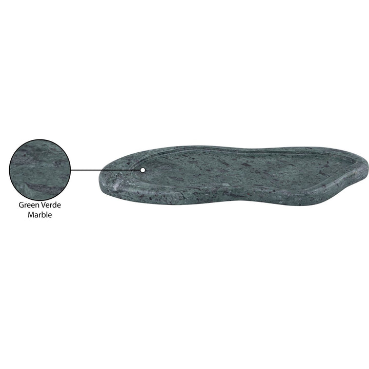 Arezzo Genuine Marble Tray — Green