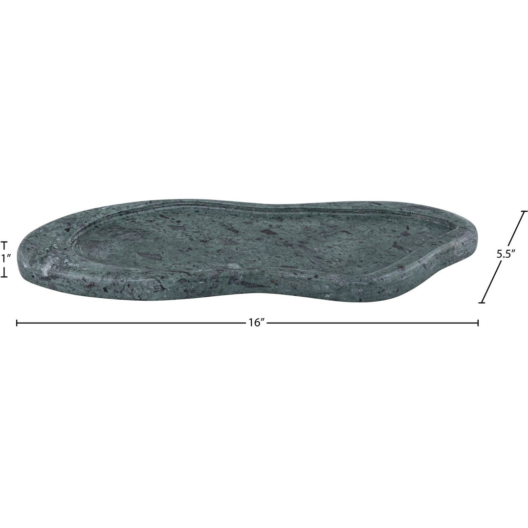 Arezzo Genuine Marble Tray — Green