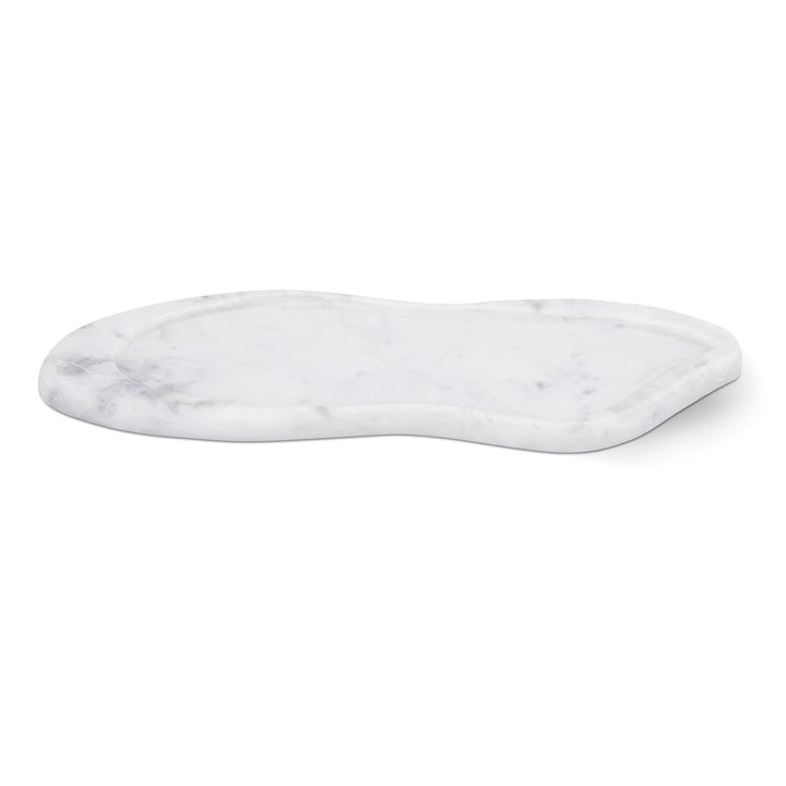Arezzo Genuine Marble Tray — White