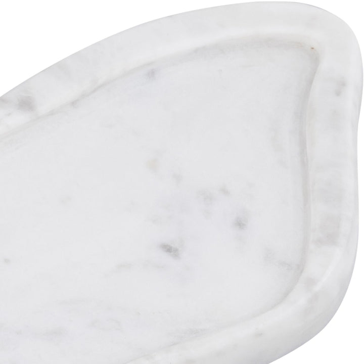 Arezzo Genuine Marble Tray — White