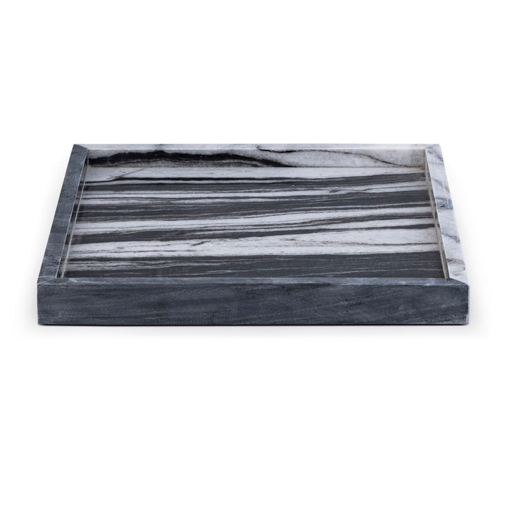 Barletta Square Genuine Marble Tray — Panda