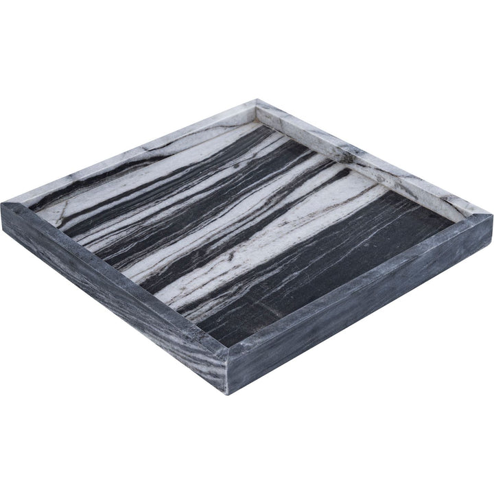 Barletta Square Genuine Marble Tray — Panda