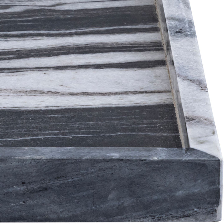 Barletta Square Genuine Marble Tray — Panda