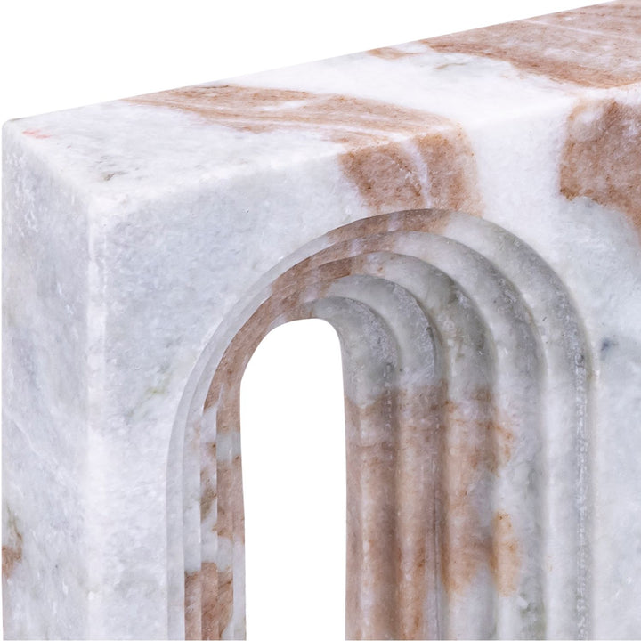 Curva Genuine Marble Decorative Object — Brown