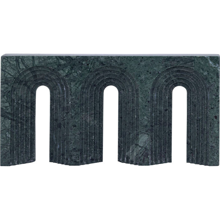 Curva Genuine Marble Decorative Object — Green