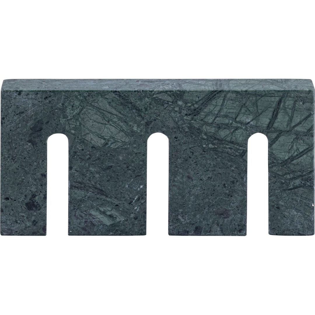 Curva Genuine Marble Decorative Object — Green