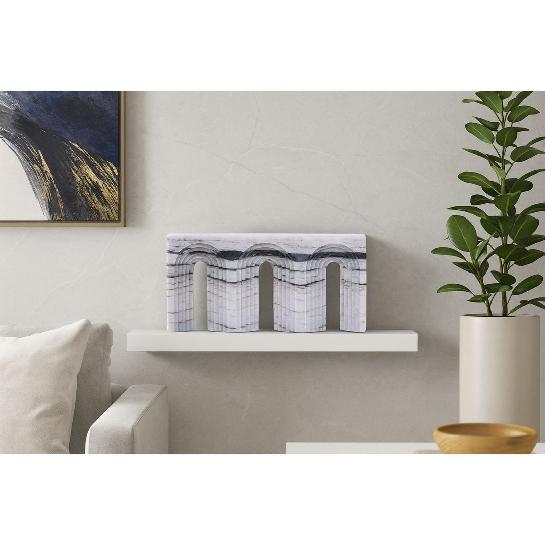 Curva Genuine Marble Decorative Object — Panda