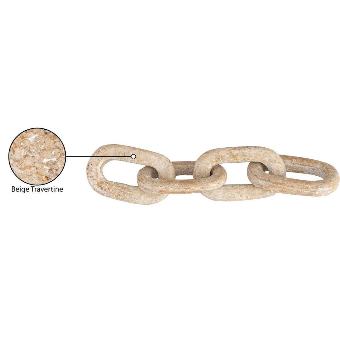 Lynx Natural Travertine Decorative Chain Links
