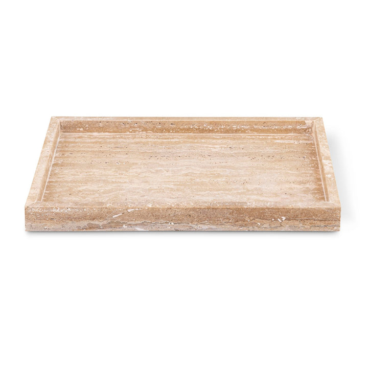 Barletta Natural Rectangular Travertine Tray