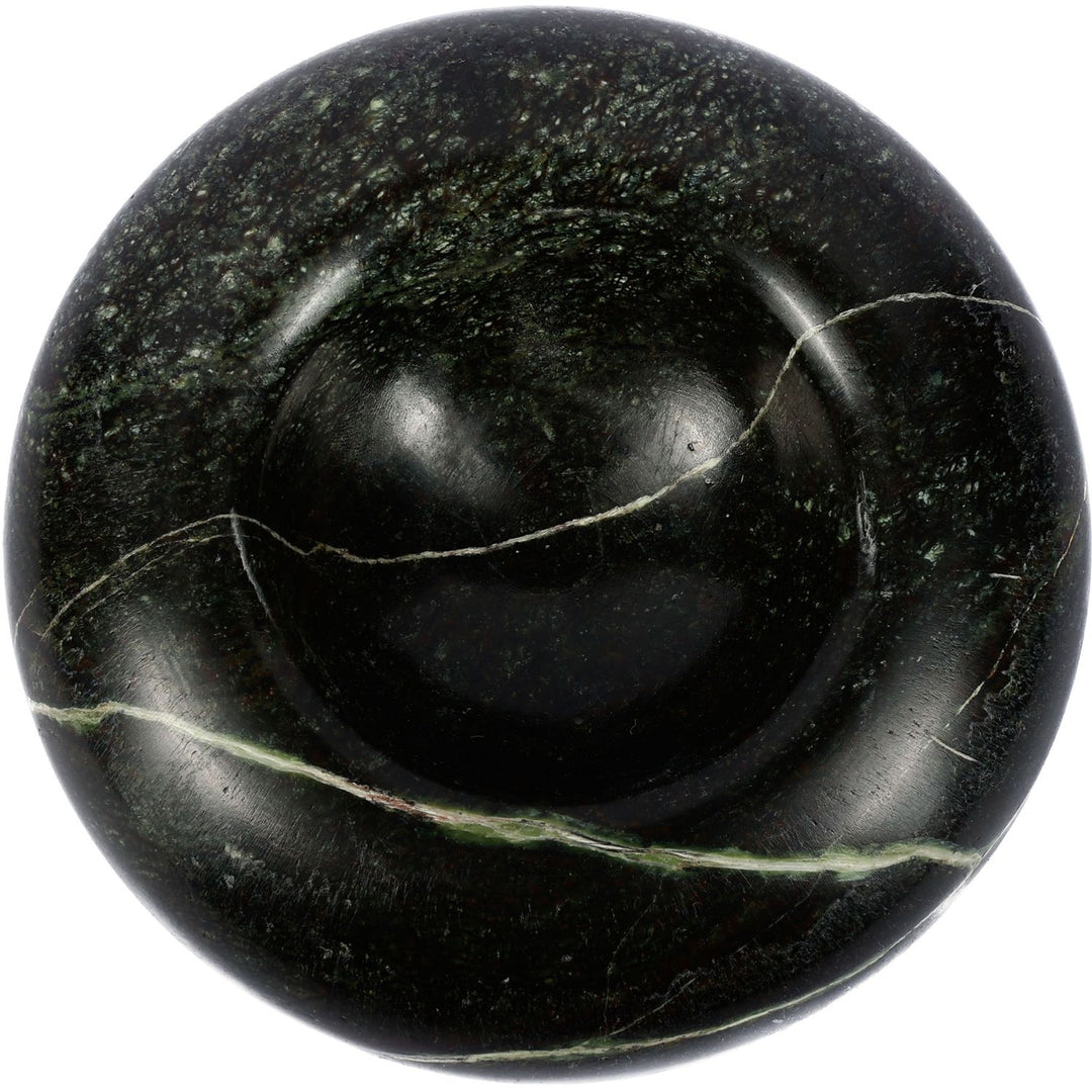 Bellamare Genuine Marble Decorative Bowl — Green