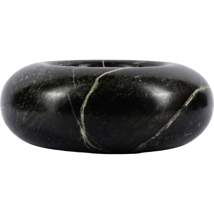 Bellamare Genuine Marble Decorative Bowl — Green