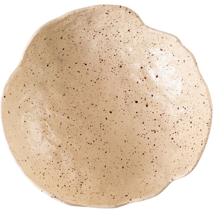 Calyx Aluminum Decorative Bowl — Beige