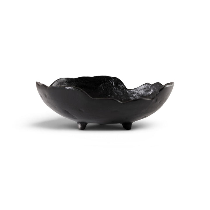 Calyx Aluminum Decorative Bowl — Black