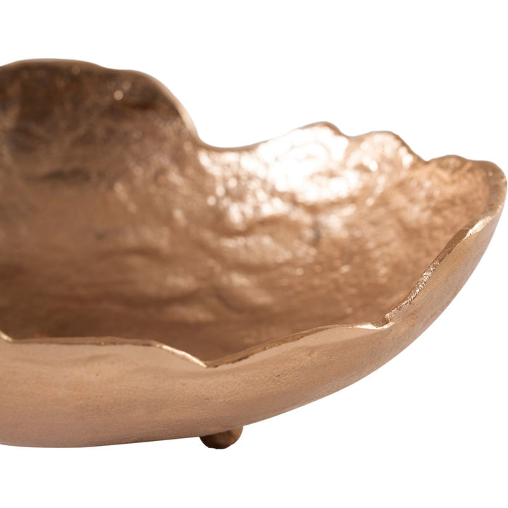 Calyx Aluminum Decorative Bowl — Brass