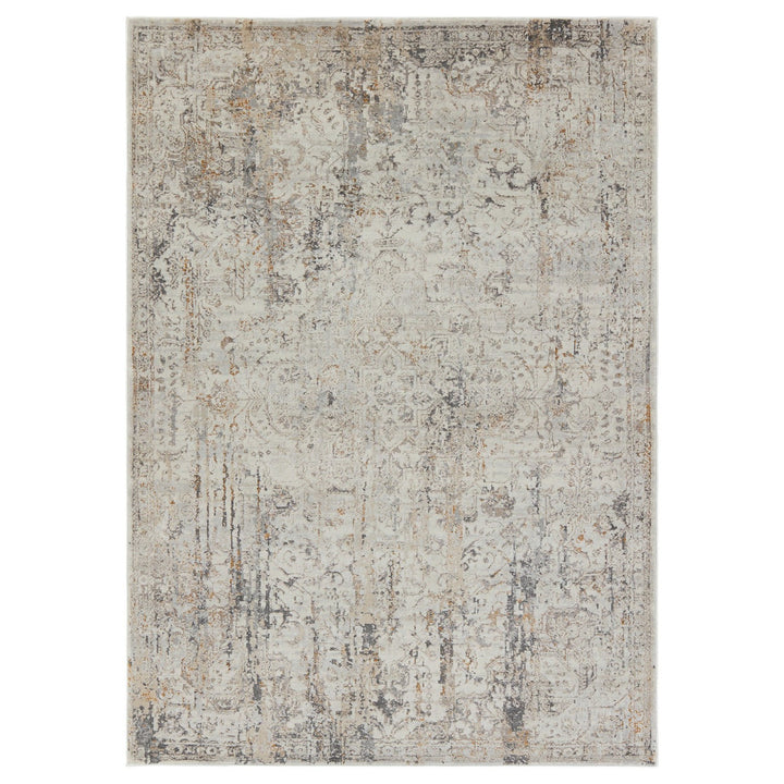 Jaipur Living Belvoir Abstract Light Gray/ Cream Area Rug (5'11"X8'11")