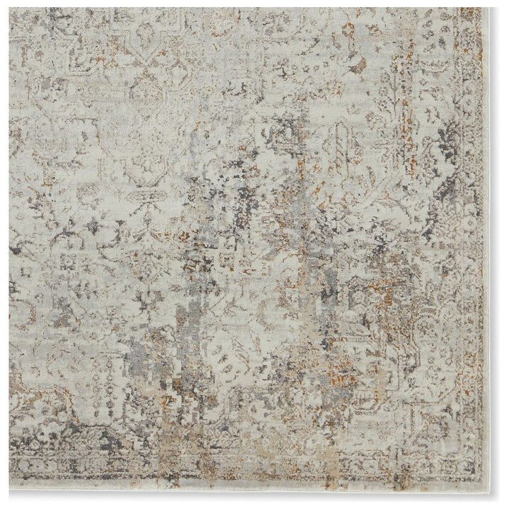 Jaipur Living Belvoir Abstract Light Gray/ Cream Area Rug (5'11"X8'11")