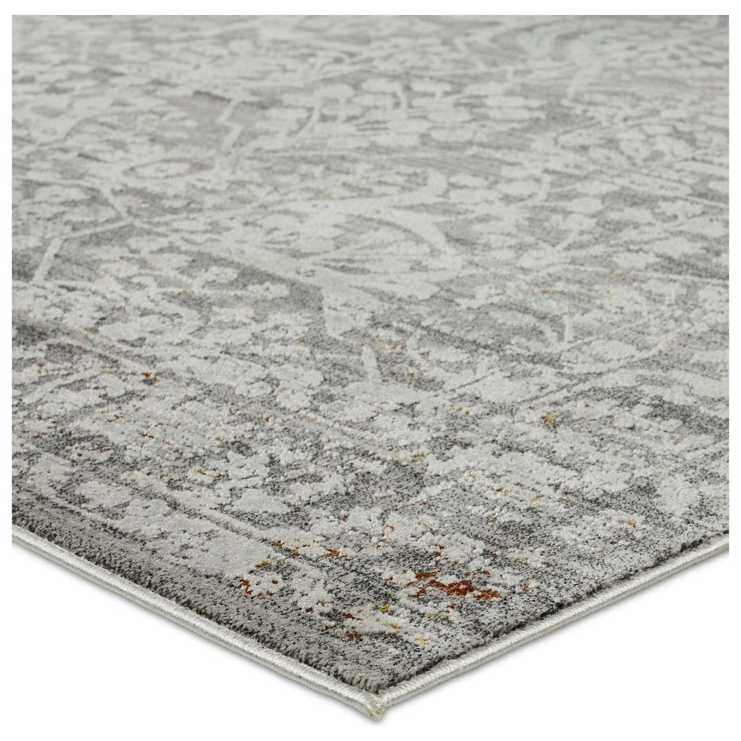 Jaipur Living Elvira Floral Gray/ Cream Area Rug (9'10"X12')