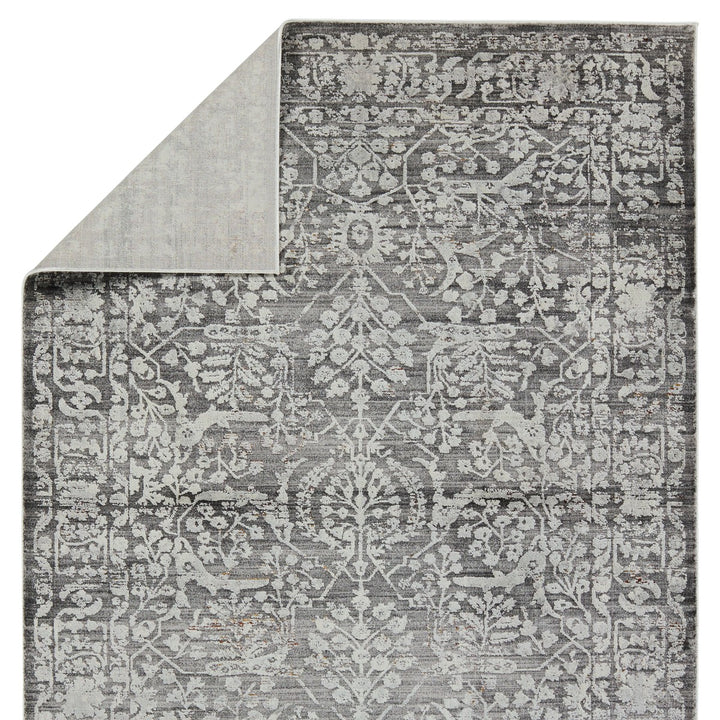 Jaipur Living Elvira Floral Gray/ Cream Area Rug (7'10"X10')