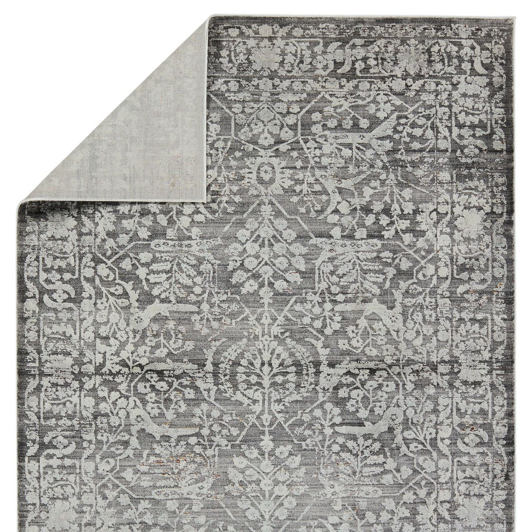 Jaipur Living Elvira Floral Gray/ Cream Area Rug (10'X14')