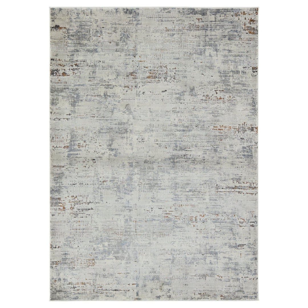 Jaipur Living Isola Abstract Gray/ Blue Area Rug (5'3"X7'6")