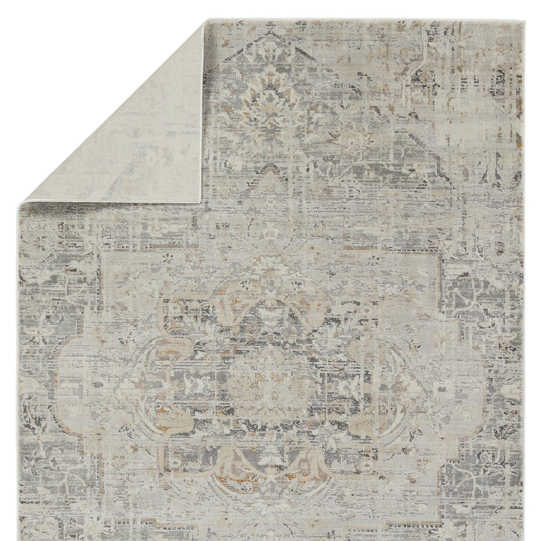 Jaipur Living Lazuli Medallion Gray/ Tan Area Rug (10'X14')