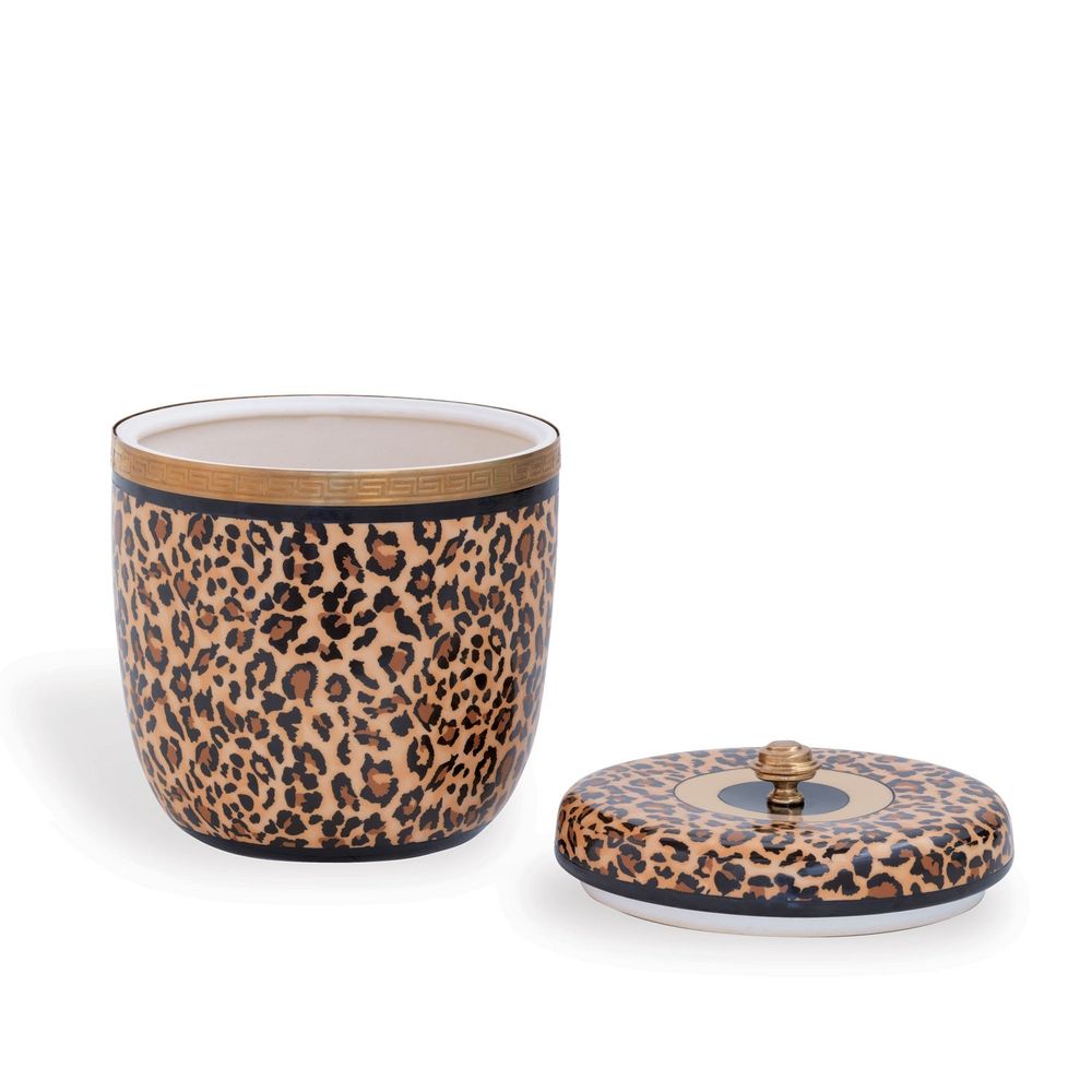 Boxes Leopard Round Box