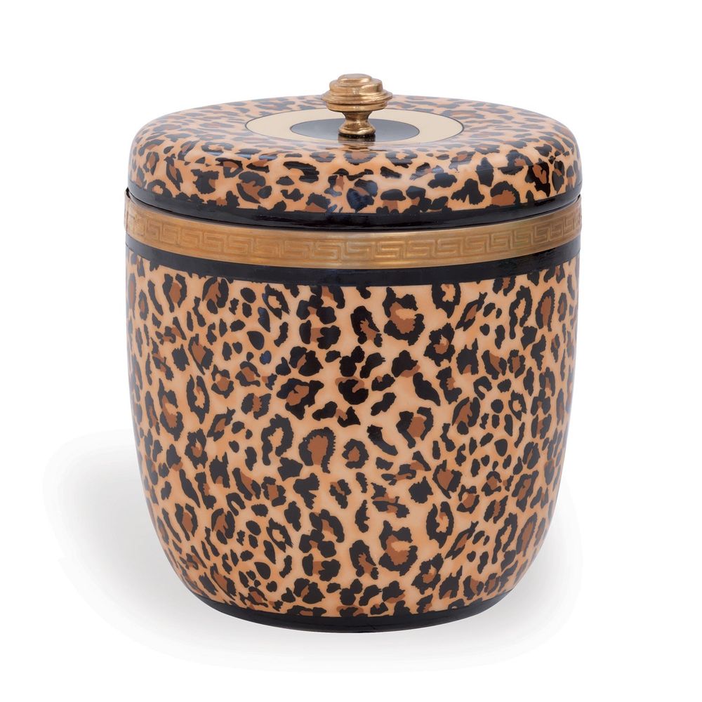 Boxes Leopard Round Box