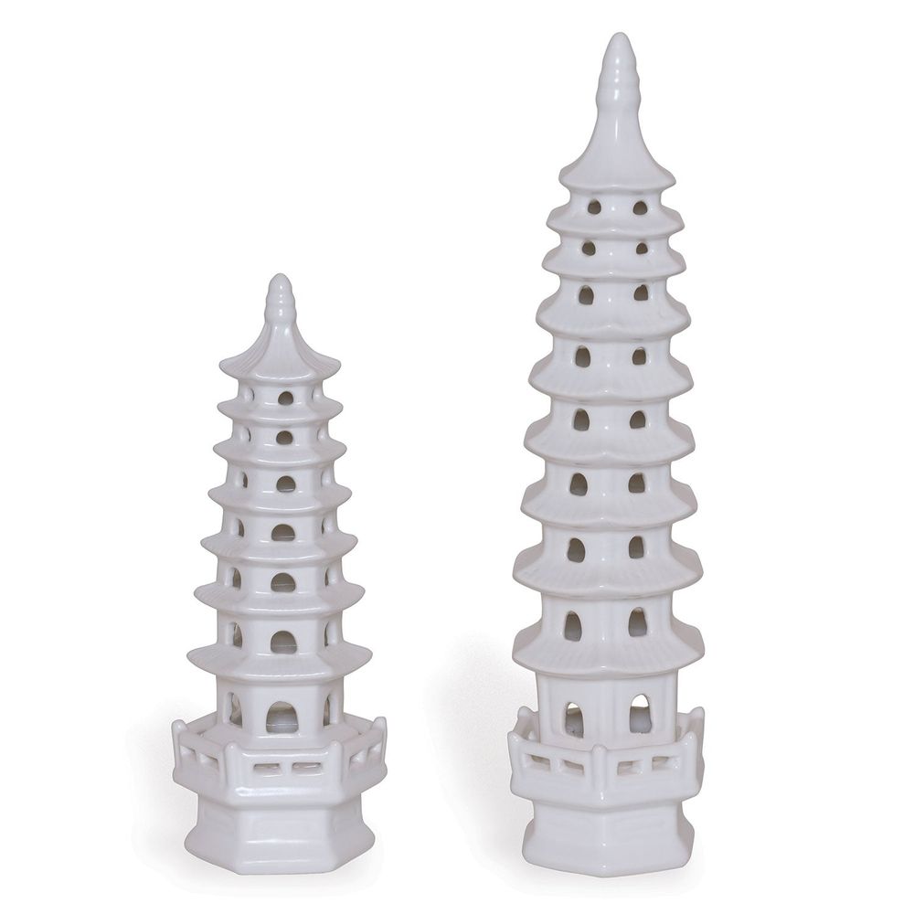 Decorative Objects Pagoda Tall Objects - set of 2
