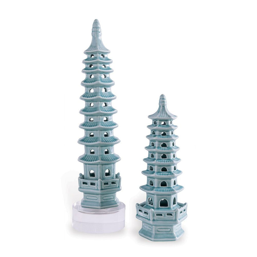 Decorative Objects Pagoda Tall Objects - set of 2
