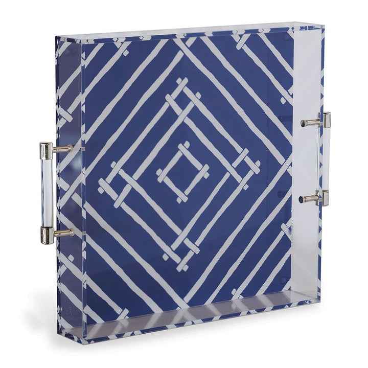 Serveware: Trays Bamboozled Indigo Lucite Tray