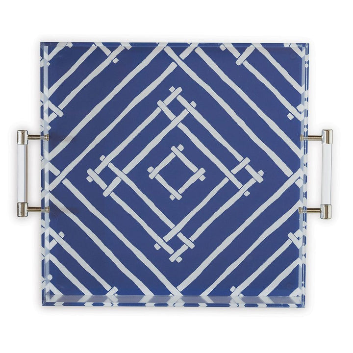 Serveware: Trays Bamboozled Indigo Lucite Tray